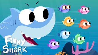 The Fish Go Swimming  Kids Song  Finny The Shark [upl. by Aicirtam]