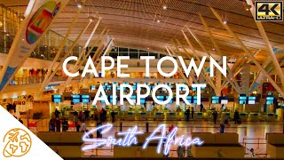 Cape Town International Airport South Africa Tour CPT 4k [upl. by Araccat]