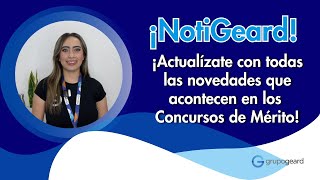 📢 ¡Notigeard Hay muchas novedades de los Concursos de Mérito ¡Conócelas aquí [upl. by Strage172]