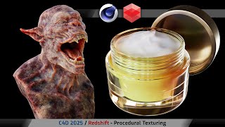 C4D 2025  Redshift  Procedural Texturing [upl. by Croner619]