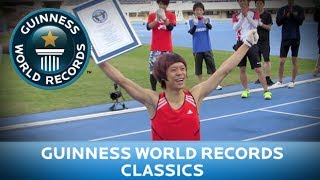 Guinness World Records Day 2013  Fastest 100m on All Fours [upl. by Nelleus]