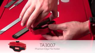 Swix How to Use The TA3007 Phantom Edge File Holder [upl. by Sosthena957]