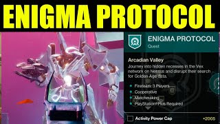 How to Complete quotEnigma protocolquot Destiny 2 mission guide how to add time to security reboot [upl. by Almat]