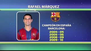 Los 20 trofeos que ha ganado Rafael Márquez [upl. by Eedrahc]