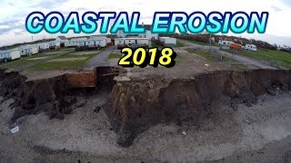 COASTAL EROSION  Ulrome amp Skipsea 2018 [upl. by Ettezzil266]