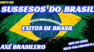 Sussesos Do Brasil Exitos de Brasil Axé Brasilero Mix En Vivo Nicolas Vallorani dj Zanetti Mix [upl. by Ahsiema]