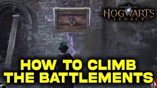 How to Climb the Battlements  The High Keep Guide  Hogwarts Legacy [upl. by Churchill]