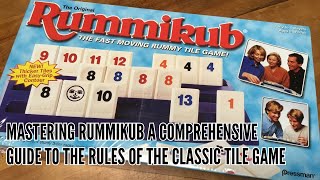 Mastering Rummikub A Comprehensive Guide to the Rules of the Classic Tile Game [upl. by Pattie]