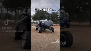 Squatted truck owners childhood truck squattedtrucks alabama redneck [upl. by Redmund]