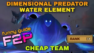 WATER DIMENSIONAL PREDATOR ON KARZHAN SUMMONERS WAR SW [upl. by Templer]