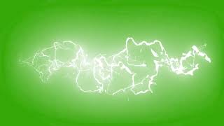 Green screen eletric lightning [upl. by Ecylla]