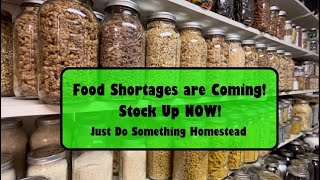 Food Shortages are Coming Stock Up NOW foodshortage vacuumseal foodstorage [upl. by Shell898]