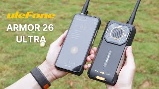 Ulefone Armor 26 Ultra Review This Rugged Phone Has WalkieTalkie and 5G [upl. by Ecirtaed]