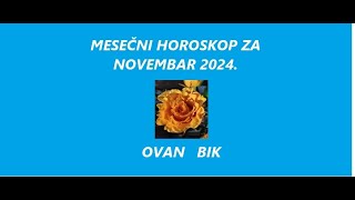 Jasminka HolclajtnerRoyal Astro Studio OVAN BIK Mesečni horoskop za novembar 2024 [upl. by Leund490]