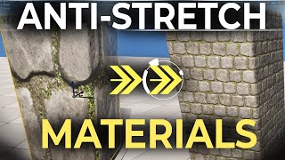 UE5 AntiSTRETCH Textures WorldAligned Materials [upl. by Noiram]