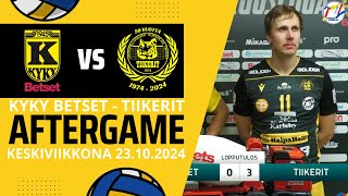 KyKy Betset  Tiikerit ke 23102024  Lehdistötilaisuus [upl. by Evslin]