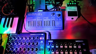 Open Dimension  Dreadbox Nymphes  Boss DC3 amp midi controllers [upl. by Sussman618]