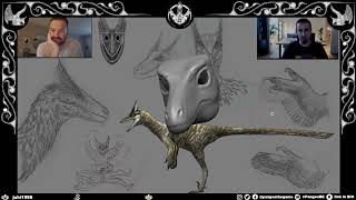 DINO GAME ANNOUNCEMENT 3D Creature Sculpt Stream [upl. by Eronaele936]