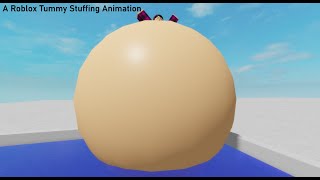 The Inflation pool Roblox tummy stuffing [upl. by Eikram]