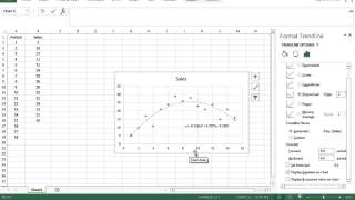 Using Excel to Do Trend Forecasting [upl. by Eledoya176]