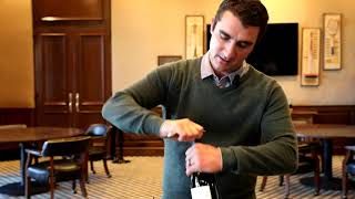 How to Properly Open a Bottle of Wine Table Side [upl. by Huberto37]