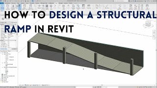 Structural Ramps in Revit  Link CAD amp Modify Sub Elements [upl. by Ilyse]