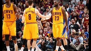 James and Dellavedova Start 2nd Half On Fire in Game 3 [upl. by Burrton]