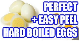 How to Hard Boil Eggs Make Perfect EASY PEEL Hard Boiled Eggs Recipe [upl. by Valenta647]