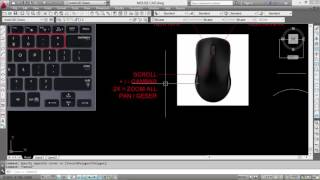 Fungsi Mouse amp Keyboard di Autocad [upl. by Neelrihs]