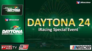 24 Hours of Daytona iRacing Special Event Strictly Stock Motorsports 20 January 2024 [upl. by Meredeth970]