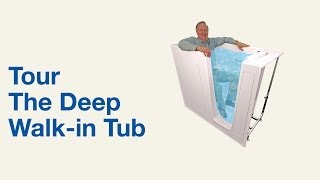 Deep Walk in Tub for Luxurious Bathing  Bliss Tubs [upl. by Drofkcor]