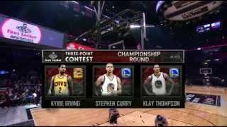 2015 NBA 3Point contest FULL FINAL ROUND [upl. by Eillom]