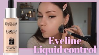 Eveline Liquid control tecni puder  TESTIRANJE [upl. by Soisanahta]