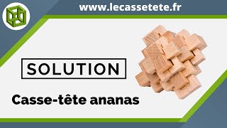 Solution CasseTête en Bois Ananas [upl. by Tracay]