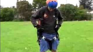 Paragliding Techniques amp Instruction for Beginners  Connecting the Harness to the Paraglider [upl. by Ainevuol]