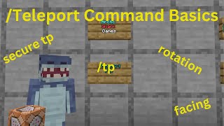 Minecraft Teleport Command Tutorial tp command basic and full command [upl. by Nancy]