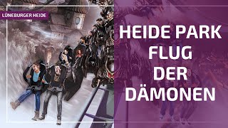 Flug der Dämonen onride  die Achterbahn im Heide Park Soltau [upl. by Haletta]