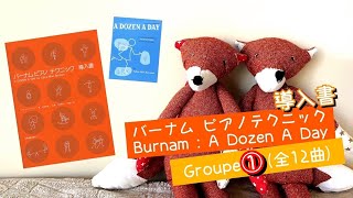 【完全版】バーナム ピアノテクニック〈導入書〉 Burnam  A Dozen A Day〈Livre Un〉【Groupe 1】 [upl. by Analad]