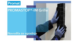 Kako namestiti sistem tesnenja PROMASTOP®IM Grille [upl. by Gabrielli]