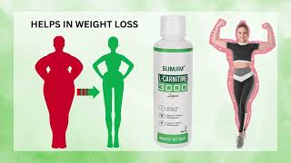 SlimJim LCarnitine 3000mg  L carnitine liquid for weight loss [upl. by Airtap]