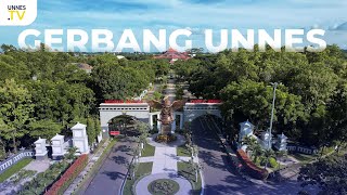 UNNES TV  Wajah Baru Gerbang Universitas Negeri Semarang From Above  4K [upl. by Anjanette]