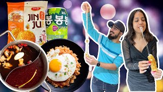 Eating Only KOREAN Food For 25 Hours Challenge 😱😱  sosaute [upl. by Christine]