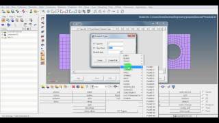 Hypermesh  ANSYS  Element  Define  Select  Tutorial  GRS [upl. by Notneb]