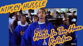 NIPSEY HUSSLE  HUSSLE IN THE HOUSE “REACTION” [upl. by Tu]