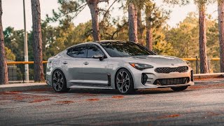 2018 Twin Turbo Kia Stinger GT1  Highway Cruise 4k Cinematic [upl. by Blackburn]