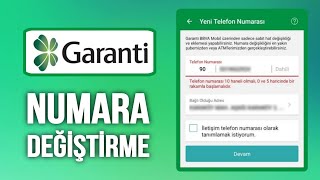 Garanti Bankası Numara Güncelleme  Garanti Mobil Numara Değiştirme [upl. by Darwin]