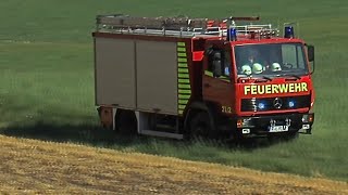 Einsatzfahrt im Gelände Tanklöschfahrzeug 2 TLF 2024 der Feuerwehr Lappersdorf [upl. by Araed998]