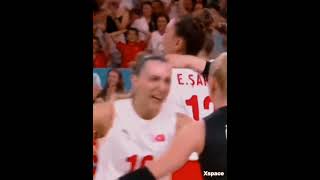 Filenin Sultanları Olimpiyatta Yarı Finalde👏 fileninsultanları voleybol fypシ [upl. by Assilanna639]