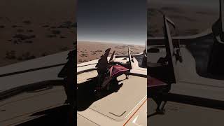 Landing on a LOWFLYING 890 Jump  Star Citizen [upl. by Ful]