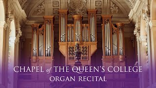 Daniel Greenway  Live Organ Recital from The Queens College Oxford 110pm 25 January 2023 [upl. by Ermentrude]